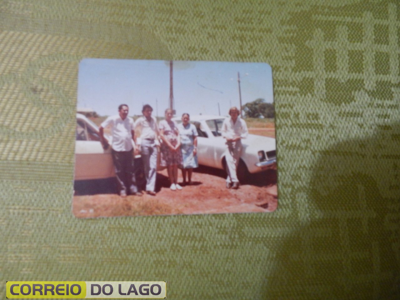 Esquerda para direita Mario R. Correia, Paulo R. Correia (filho), Manuela Correia (esposa) e Ana Galvão.