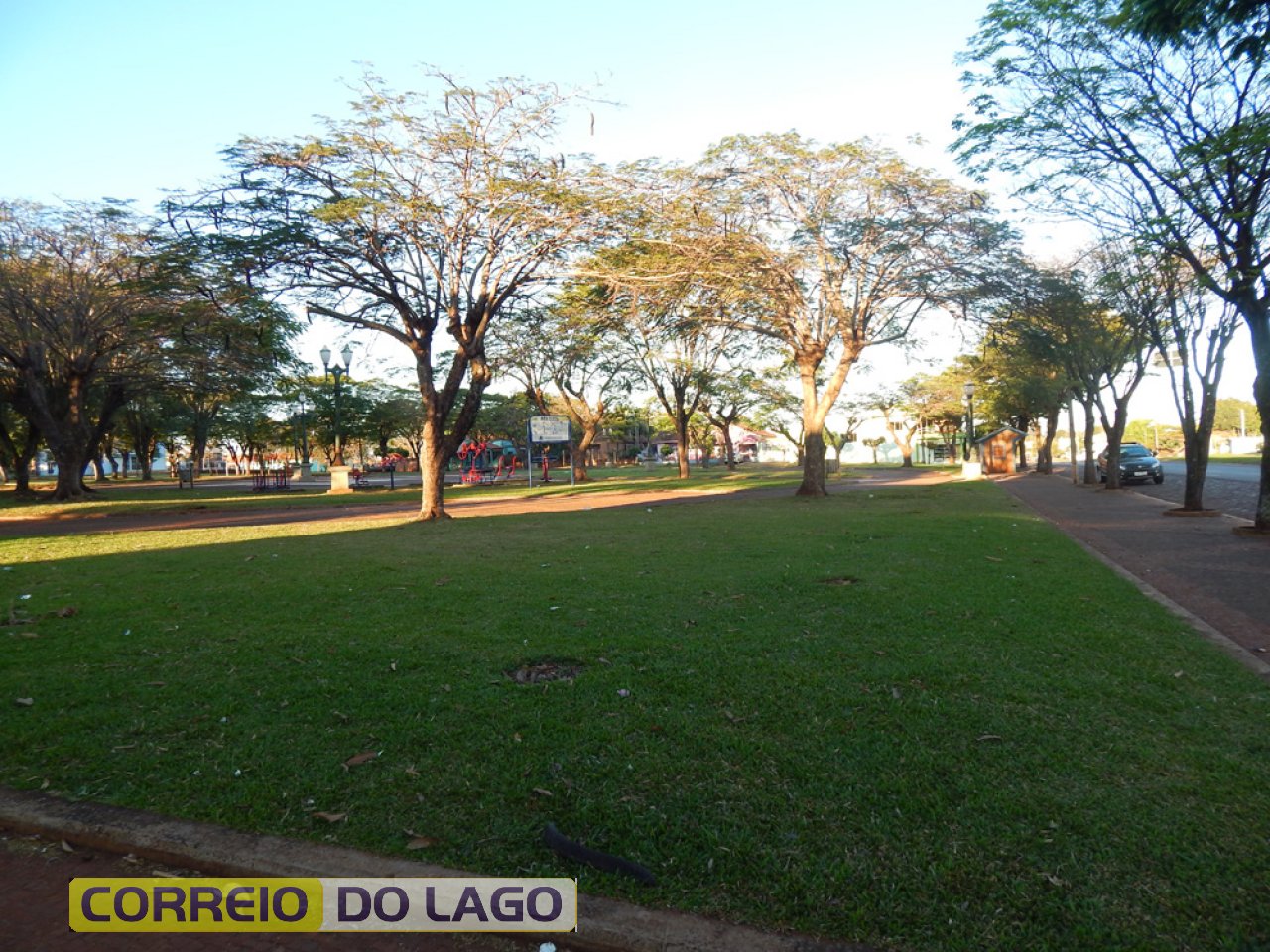 Vista panorâmica da Praça Central de SubSede