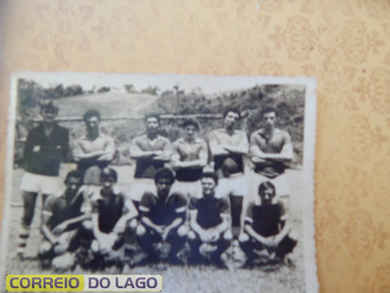 Time do Internacional de São Clemente. Final da década de 1960. O campo ficava na saída para Vista Alegre. Não existe mais.