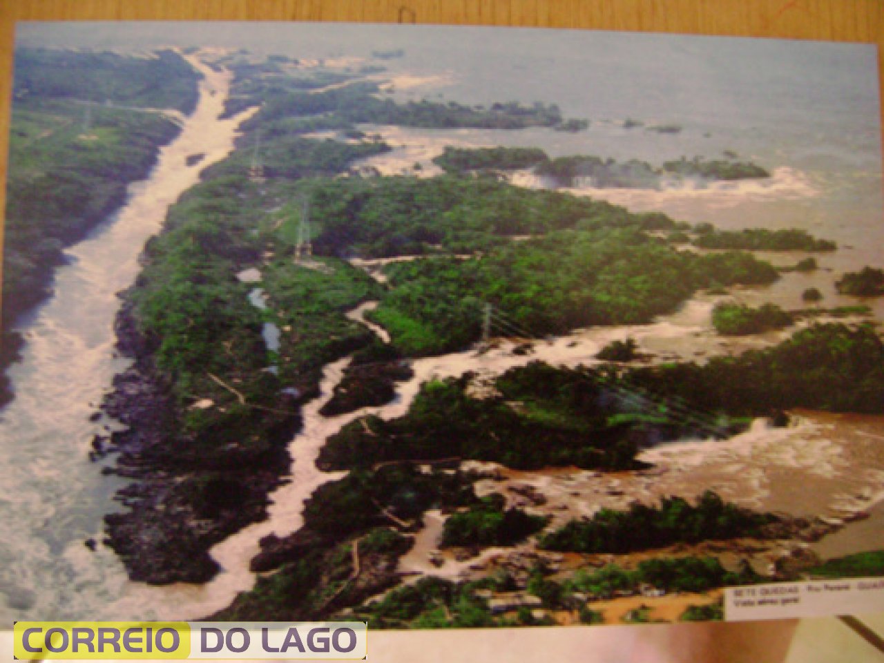 Guaíra – Local das Sete Quedas. Inundada em 1982, com a formação do Lago de Itaipu.