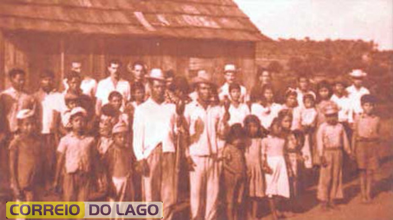 Linha Dois Irmãos, em 1962. Festa de agregados paraguaios na propriedade de Antônio Thomé.