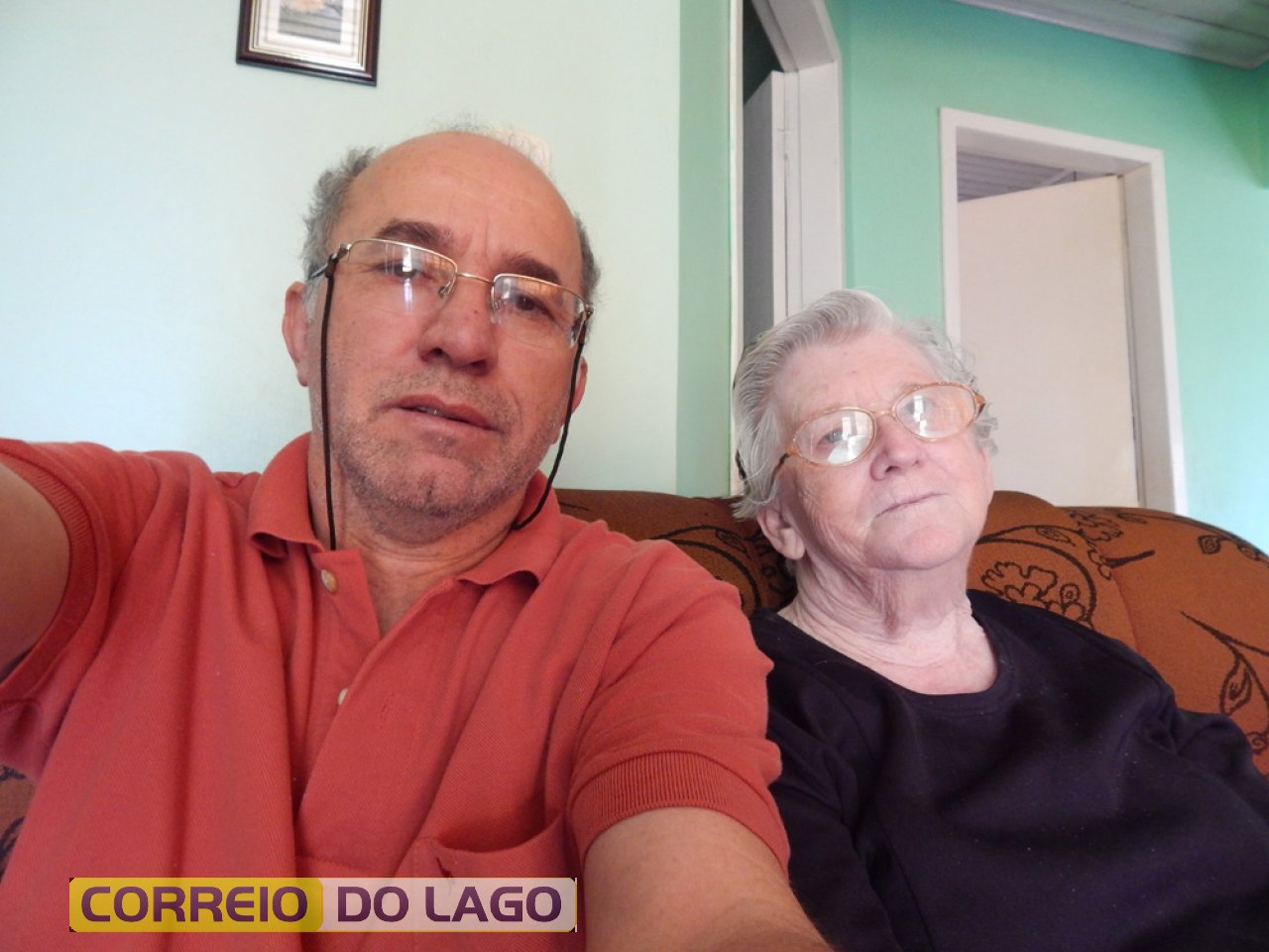 Já que o selfie está na moda... professor Joãzinho e D. Oniva