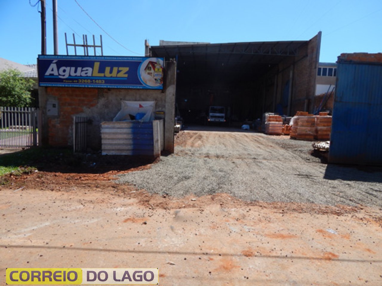 Outro terreno da Skol, atualmente fundos da empresa ÁguaLuz. Foto/2014.