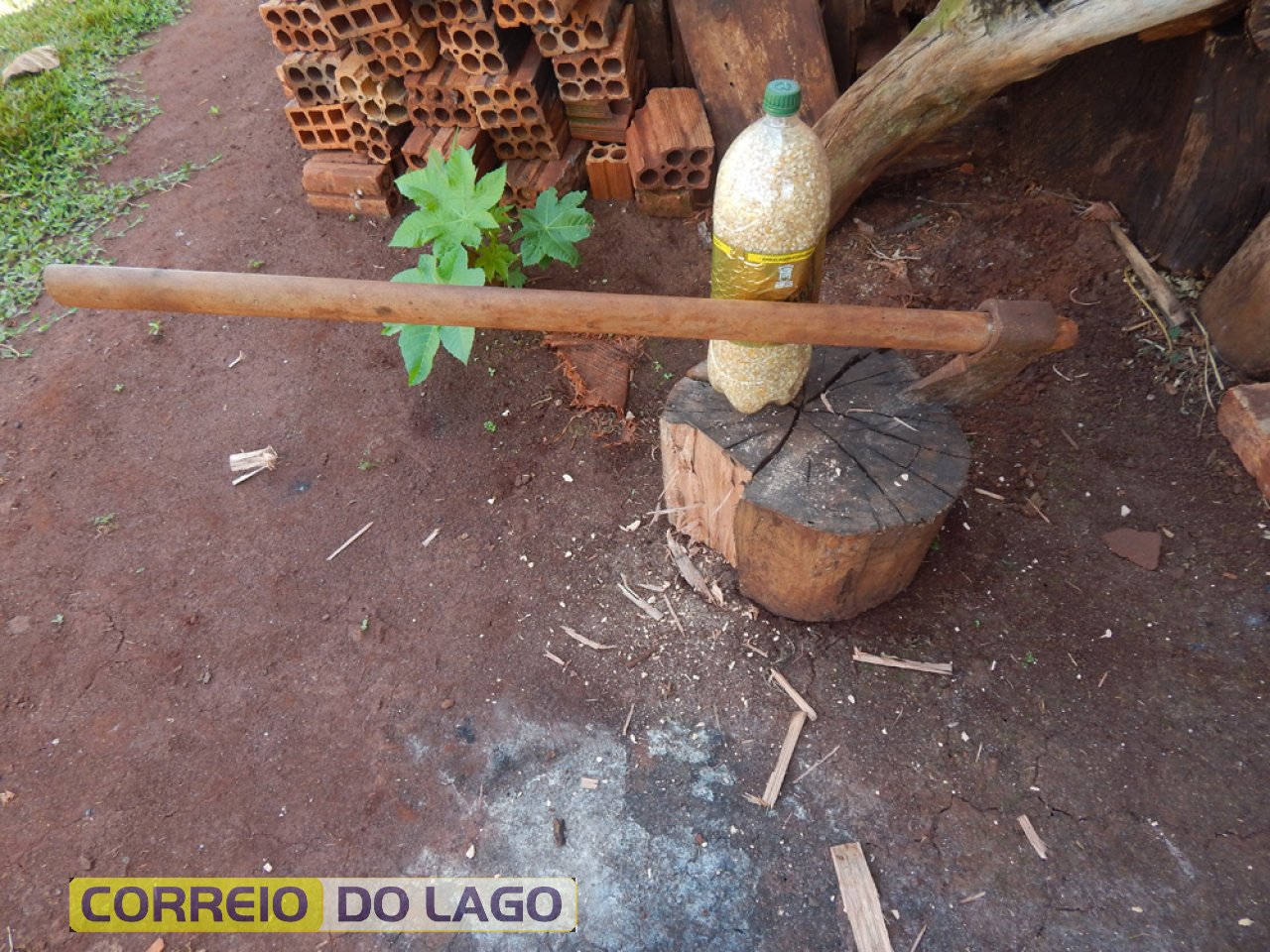 Machado que família de Marino usava e ainda usam. Dizem que este artefato é do início da  colonização