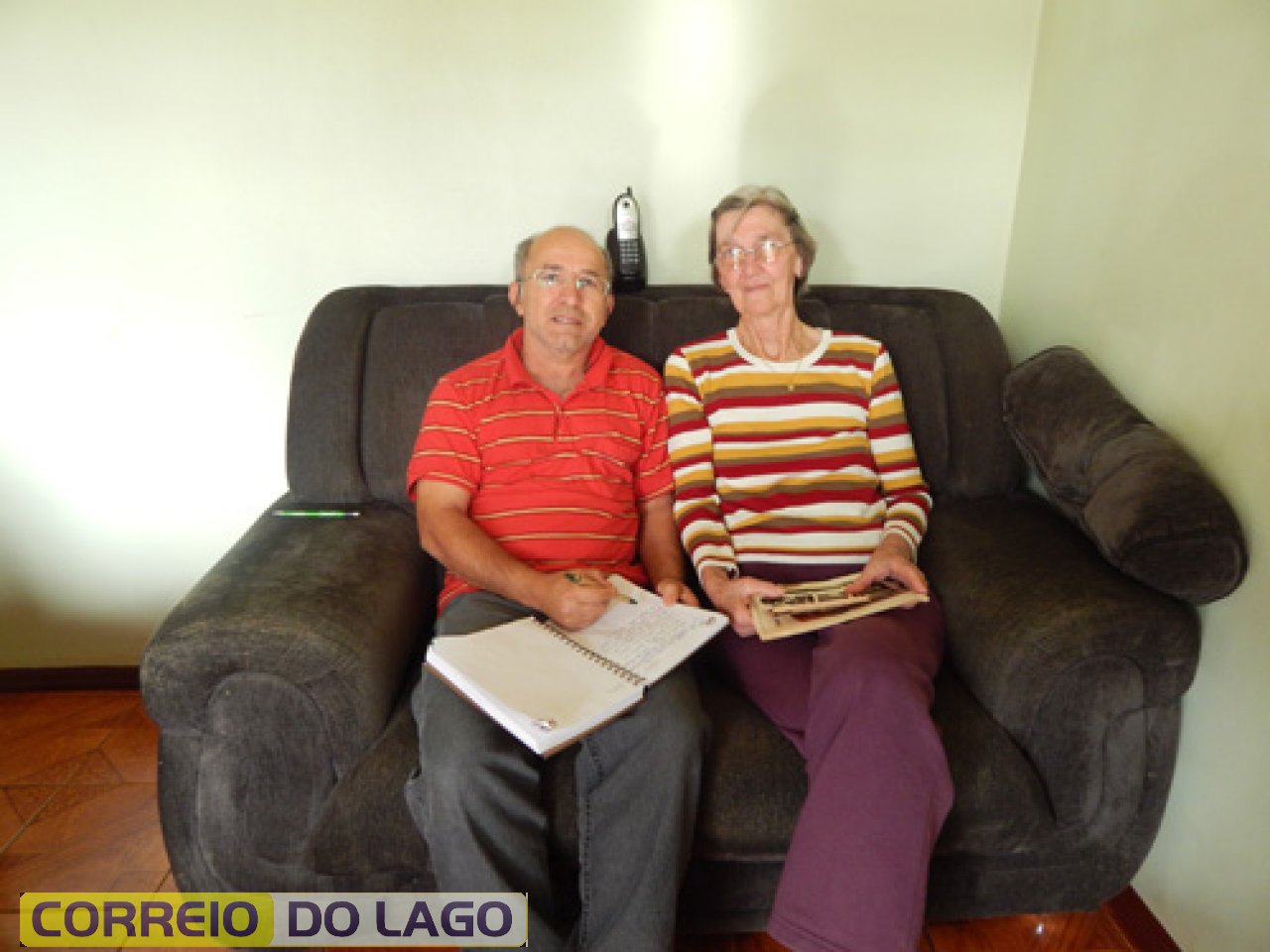Prof. João e Sra. Leocádia. Prof. João e Sra. Leocádia.