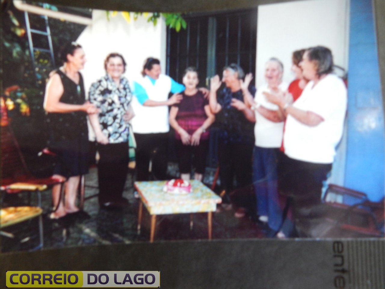 Encontro entre as amigas de Maria Webber. A mesma é a 3ª da direita para esquerda da foto. Década de 2000.