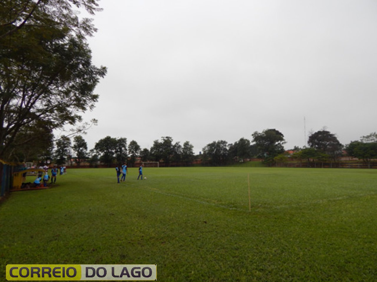 Visão panorâmica do campo – Beira Lago,  Incas de Santa Helena. Foto abril/2015.