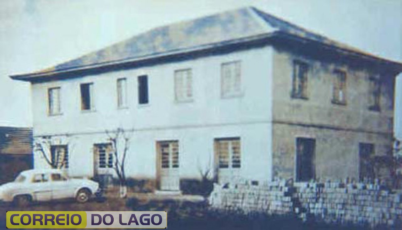 Antigas dependências do Hotel Simioni, em 1963.