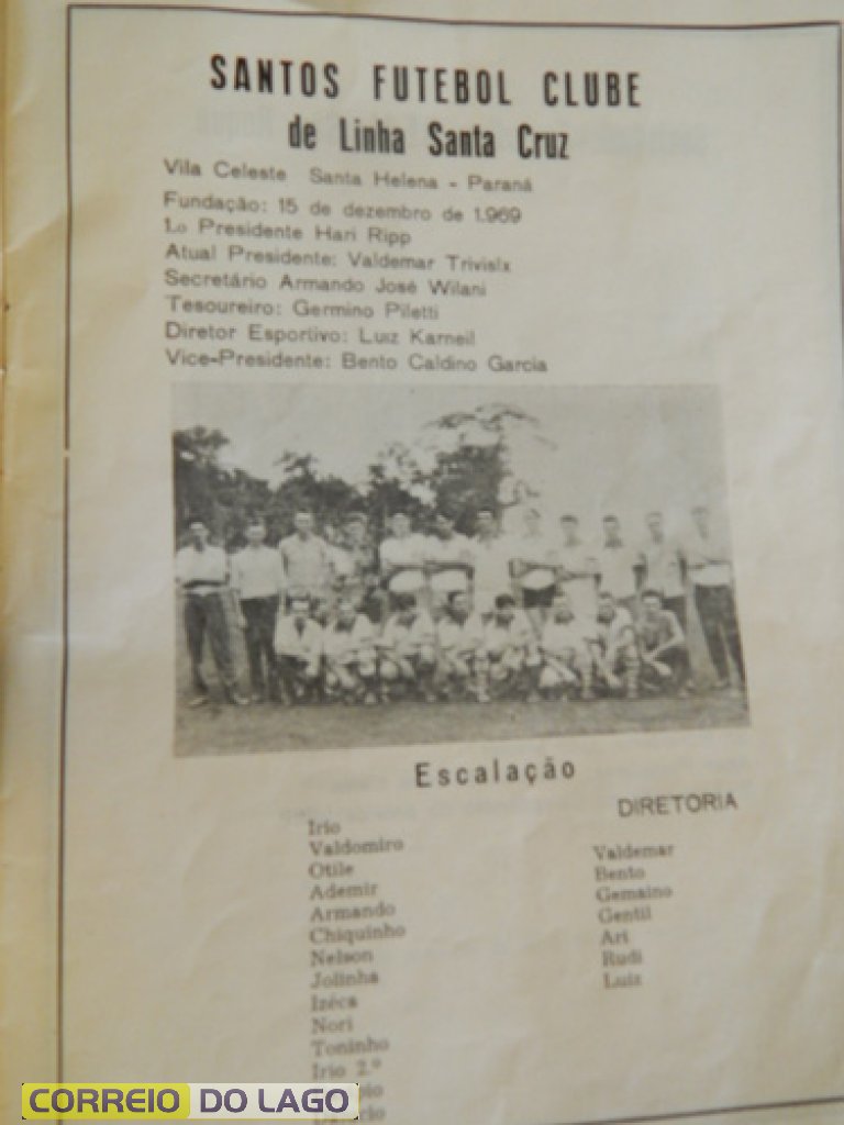 Times de futebol de campo de Santa Helena. Década de 1970. Times de futebol de campo de Santa Helena. Década de 1970.