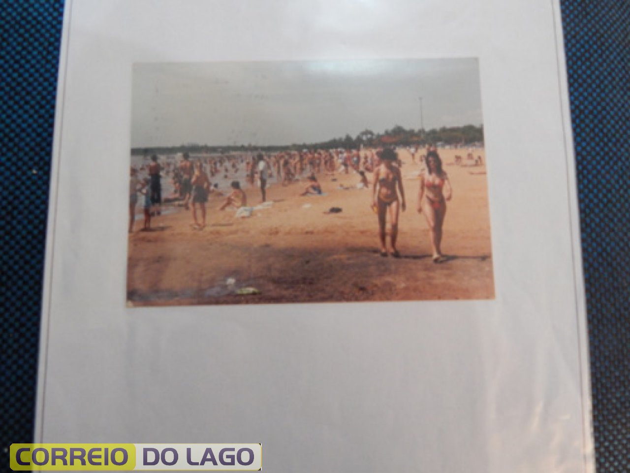 Praia artificial de Santa Helena, foto/década de 1990.