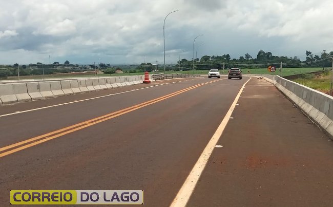 Conexão da nova via com a BR-277, na entrada de Foz do Iguaçu – foto: assessoria/divulgação