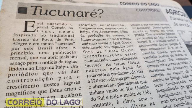 Primeiro editorial