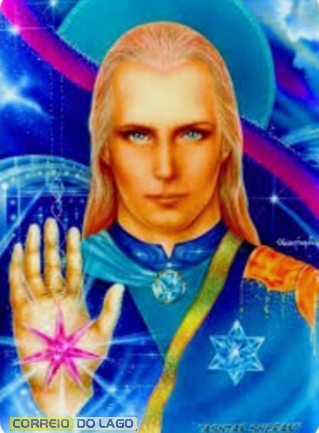 Esse é Asthar Sheran que fez o primeiro contato com Ayanah Denise; foi exatamente desse jeito que Asthar estava